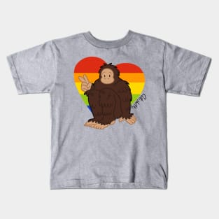 [Pride Cryptids] Bigfoot Kids T-Shirt